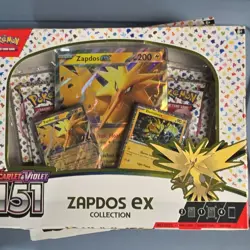 Pokemon Scarlet & Violet 151 Poster & Zapdos ex Collection Box Promo 2023 - Image 3