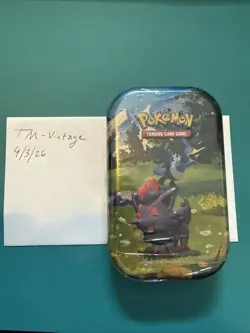 Pokemon TCG Mega Evolution Ascended Heroes Mini Tin Sealed, Zorua & Cramorant - Image 1