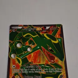 Pokemon Rayquaza EX 123/124 Ultra Rare Full Art Dragons Exalted 170 HP - Image 1