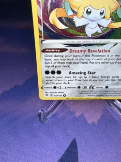 Jirachi Amazing Rare Holo - SWSH04: Vivid Voltage 119/185 Pokemon - Image 5
