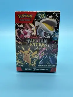 Pokemon Scarlet & Violet Paldean Fates - Booster Bundle Factory Sealed-6 Packs - Image 1