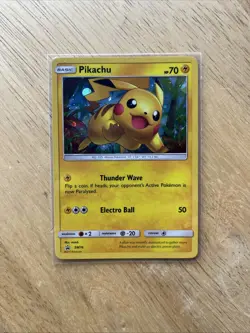 Pikachu Holo Promo SM76 2017 Pokemon Black Star - Image 1