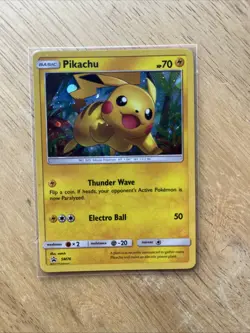 Pikachu Holo Promo SM76 2017 Pokemon Black Star - Image 2