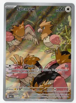 SPEAROW 151/132 MEGA EVOLUTIONS POKEMON (ILLUSTRATION RARE, NM) - Image 1