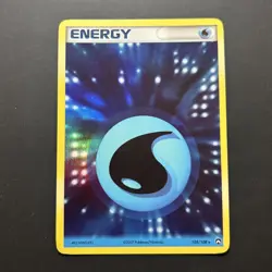 Water Energy Holo 105/108 2007 Power Keepers Pokemon TCG LP - Image 1