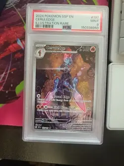 Pokemon Ceruledge 197/191 Sv08: Surging Sparks Illustration Rare Holo PSA 9 2024 - Image 1