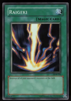 Raigeki LOB-053 Super Rare Yu-Gi-Oh - Image 1