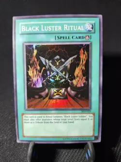 YUGIOH BLACK LUSTER RITUAL SYE-025 SUPER RARE LP - Image 1