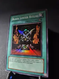 YUGIOH BLACK LUSTER RITUAL SYE-025 SUPER RARE LP - Image 2