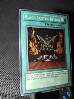 YUGIOH BLACK LUSTER RITUAL SYE-025 SUPER RARE LP - Image 3