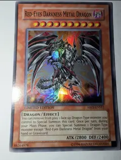 Yu-Gi-Oh Red-Eyes Darkness Metal Dragon ABPF-ENSE2 Super Rare Limited Edition - Image 1