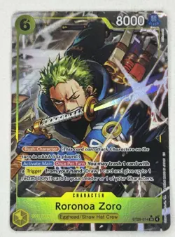 One Piece CCG Roronoa Zoro ST29-014 (SR) Alt Art Starter Deck (EGGHEAD) - Image 1