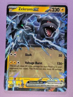 Zekrom ex 034/086 Sv: Black Bolt Holo Pokemon TCG (NM) - Image 1