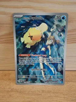 Pokemon TCG Misty's Psyduck Illustration Rare Card 193/182 SV:10 Destined Rivals - Image 1