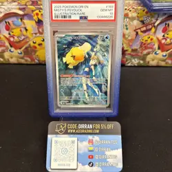 PSA 10 GEM MINT Pokemon TCG Misty's Psyduck Destined Rivals 193/182 Illustration - Image 1