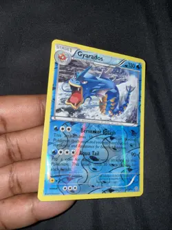 GYARADOS 23/83 Generations Pokemon card - Reverse Holo Rare LP - Image 1