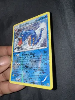 GYARADOS 23/83 Generations Pokemon card - Reverse Holo Rare LP - Image 2