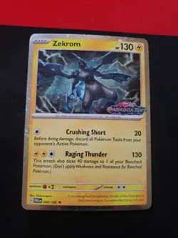 Zekrom (Paradox Rift Stamped) 066/182 Miscellaneous Cards & Products Holo - Image 1