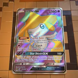 Pokemon TCG GX Holo Lot Jirachi, Volcarona, Eevee, Umbreon & Darkrai - 10 Cards - Image 1