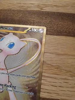 Pokemon TCG Mew EX Metal Gold NM 205/165 Scarlet & Violet 151 Promo Card - Image 3