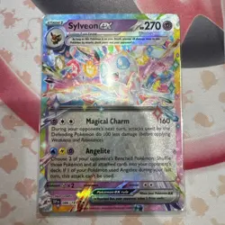 Pokemon Sylveon EX TCG Double Rare Holo Card 86/191 Surging Sparks - Image 1