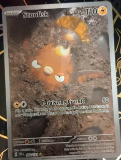 Stunfisk 202/191 Holo Illustration Rare Surging Sparks Pokemon Card - Image 5
