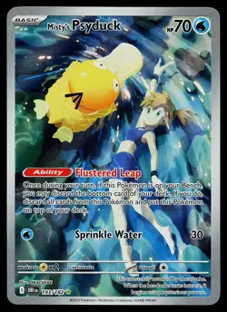 Pokemon Card - Misty's Psyduck Destined Rivals 193/182 Illustration Rare 2025 - Image 1