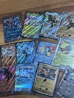 ETB full of Pokemon TCG Mixed Modern Card Lot 500+ 100+ Holos Rares - Image 1