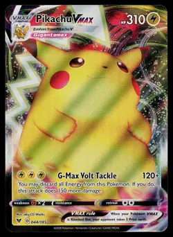 Pokemon Card - Pikachu VMAX Vivid Voltage 044/185 Ultra Rare - Image 1