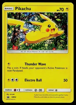 Pokemon Card - Pikachu - SM04 Sun & Moon General Mills Promo SM04 Holo - Image 1