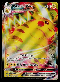 Pokemon Card - Pikachu VMAX Sword & Shield SWSH286 Holo Promo - Image 1