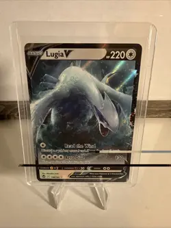 Pokemon Lugia V 138/195 Swsh12 Silver Tempest Ultra Rare Full Art Holo Card - Image 1