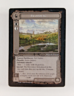 Framsburg - Middle Earth CCG card (1997 ICE) MECCG Against The Shadow ATS LotR - Image 1