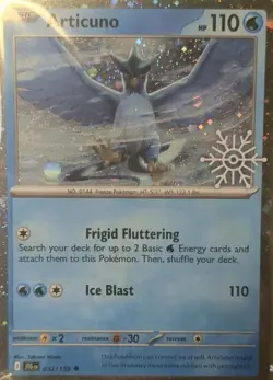 Articuno 032/159 Holiday Calendar 2025 SEALED Festive STAMP Promo Pokemon TCG NM - Image 1