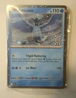Articuno 032/159 Holiday Calendar 2025 SEALED Festive STAMP Promo Pokemon TCG NM - Image 2