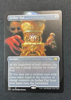 MTG - Aether Vial - BORDERLESS - Artifact - 2X2 #391 - Rare - Image 1