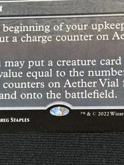 MTG - Aether Vial - BORDERLESS - Artifact - 2X2 #391 - Rare - Image 3