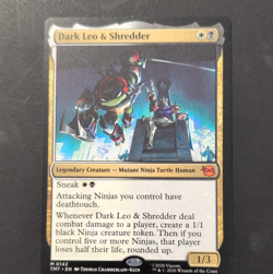 MTG Dark Leo & Shredder 0142 Legendary White Black TMNT English 2026 - Image 1