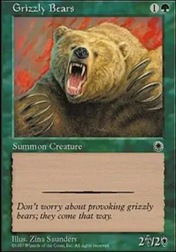 Grizzly Bears LP, English MTG Portal 1 - Image 1