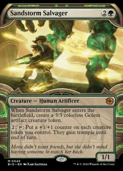 Sandstorm Salvager - Foil - Showcase - Outlaws of Thunder Junction: The Big Scor - Image 1