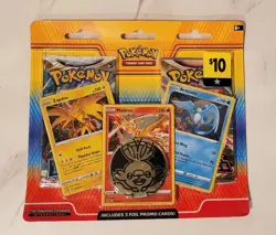 Pokemon TCG - Enhanced 2-Pack Blister Pack _ Articuno, Zapdos, Moltres - Image 1