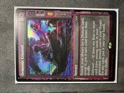 Demonic Counsel - Foil - Showcase Duskmourn Magic The Gathering - Image 1