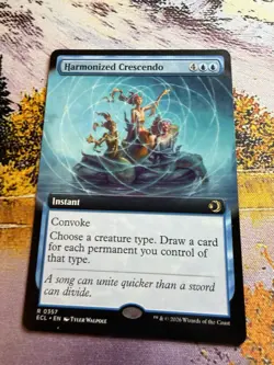 Harmonized Crescendo Mtg Extended Art Magic The Gathering - Image 4