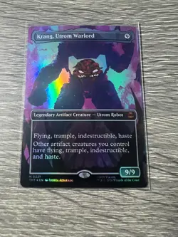 MTG, TMNT | Krang, Utrom Warlord, Borderless (M) Foil | #0221 - Image 1