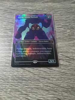 MTG, TMNT | Krang, Utrom Warlord, Borderless (M) Foil | #0221 - Image 2