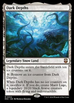 Dark Depths X1 RIPPLE FOIL-NM/M- Commander: Modern Horizons 3 - Image 1