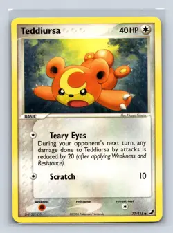 TEDDIURSA 77/115 C UNSEEN FORCES POKEMON LP - Image 1