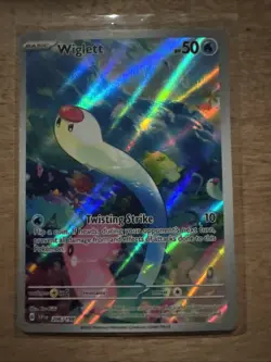 Pokemon Wiglett Full Art IR 206/198 Scarlet & Violet Base Set - Image 1