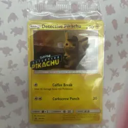 Detective Pikachu SM190 STAMPED Sealed/Sleeved DVD Promo Holo – Pokemon TCG - Image 1