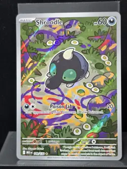 Pokemon Shroodle 149/132 ME01: Mega Evolution Illustration Rare Near Mint - Image 2